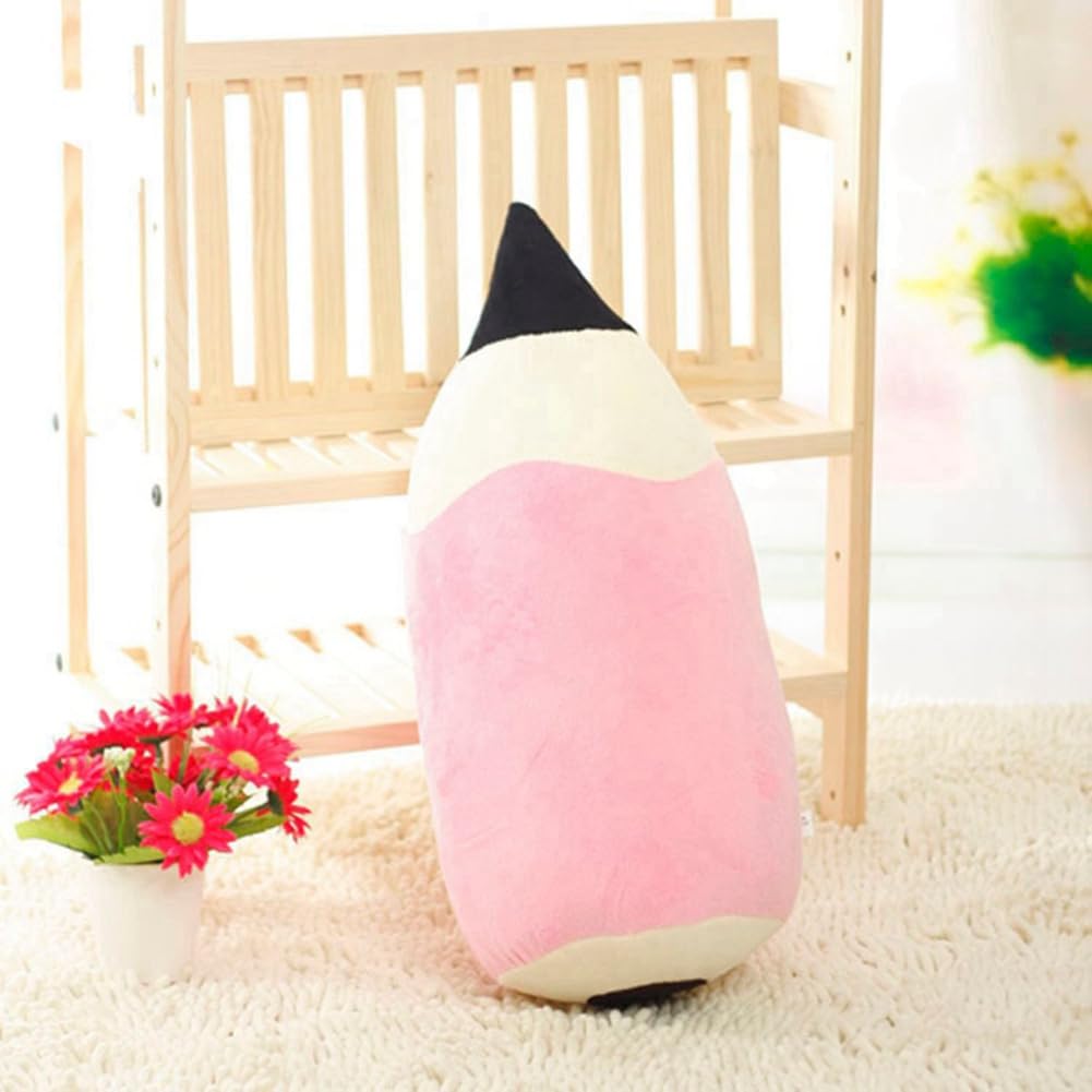 Almohada Tipo Lápiz, Almohada de Felpa para el Aula para Niños, Rincón de Lectura, Cojín de Regreso A la Escuela, Cojín de Regalo para Maestros para la Habitación D