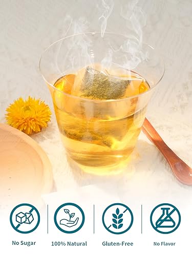 Vista 188 de TeeLux Mugwort Tea Bags - Té de hierbas de artemisa seca natural, sin cafeína, 40 bolsas de té
