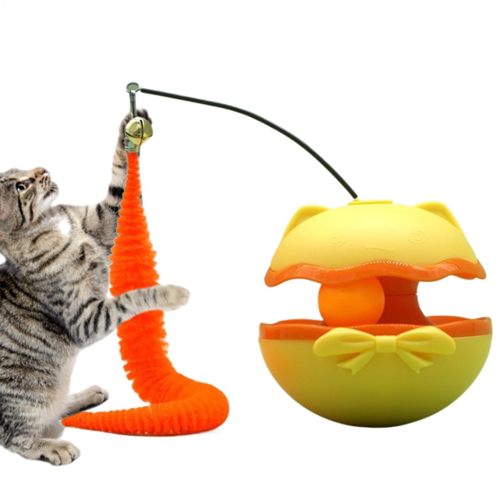 Jouet automatique pour chat rotatif stimulant pour l'exercice à la maison