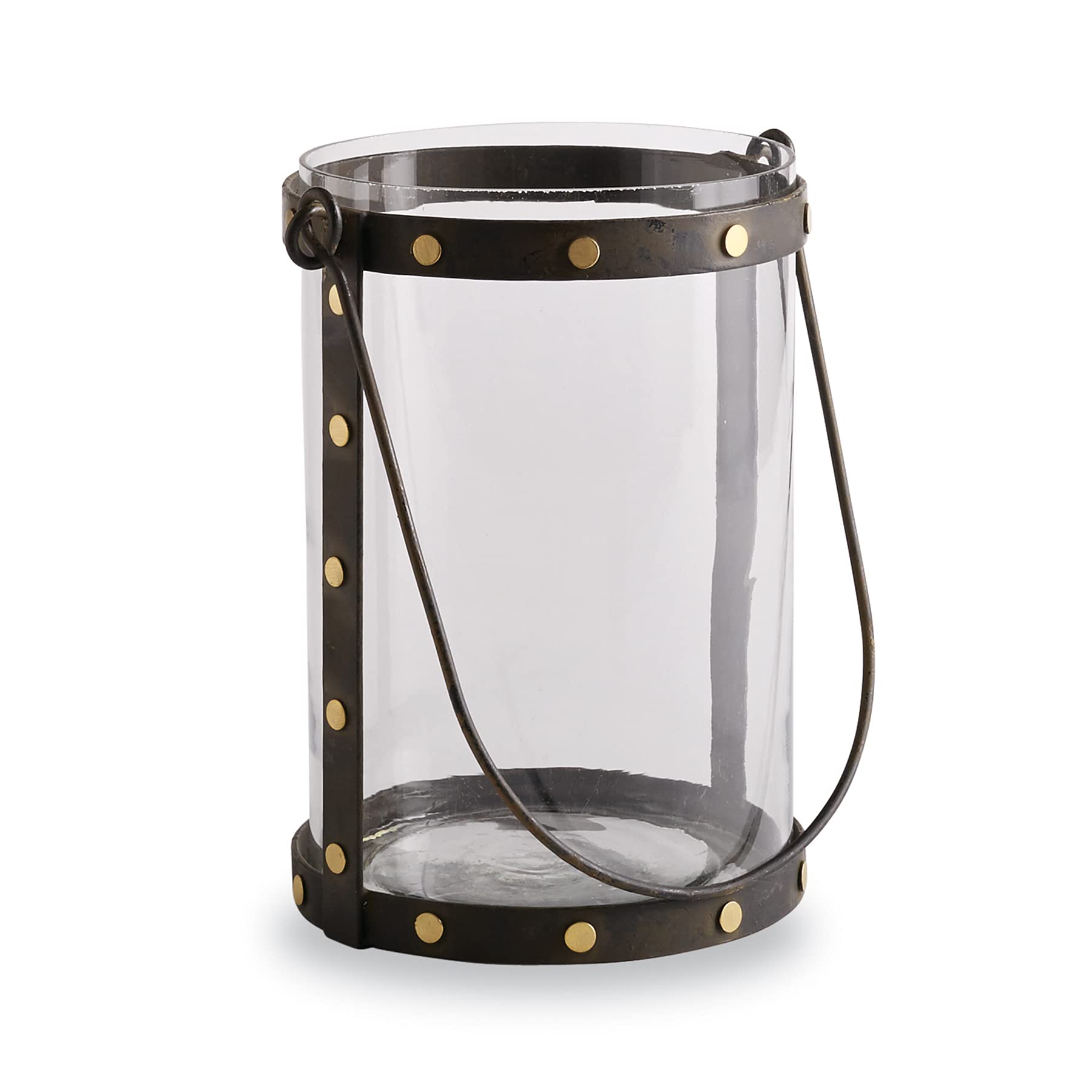 Large Brass Stud Votive Holdr