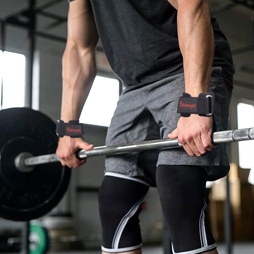 Sollevamento Grips Cinghie Guanti per Sollevamento Pesi Regolabile per Ollevamento Pesi Fitness Bodybuilding