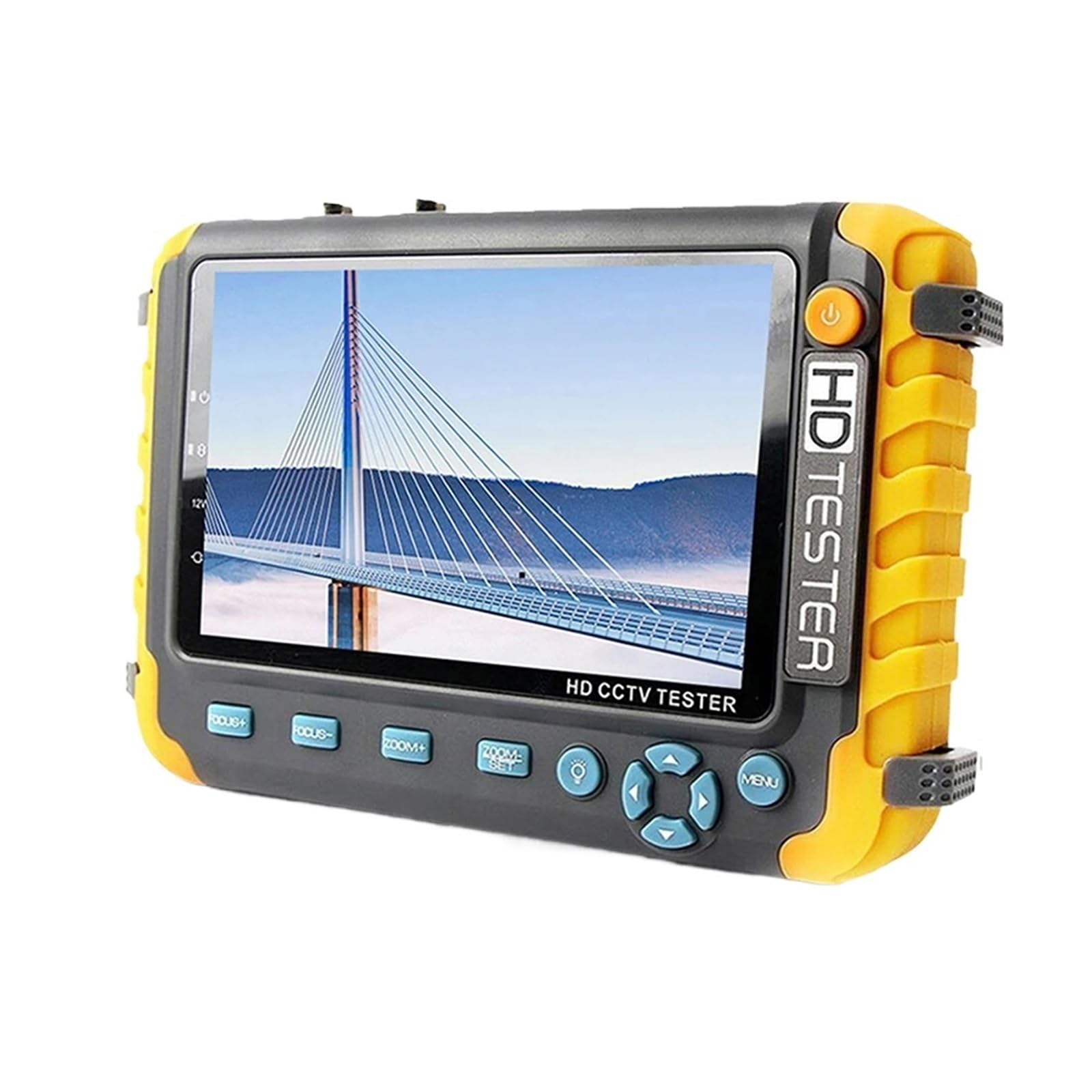 Testeur de vidéosurveillance 8mp, Moniteur de caméra 5 Pouces 4K AHD/CVI/TVI CVBS, testeur de caméras analogiques avec entrée VGA, Mini Moniteur CFTV CCTV
