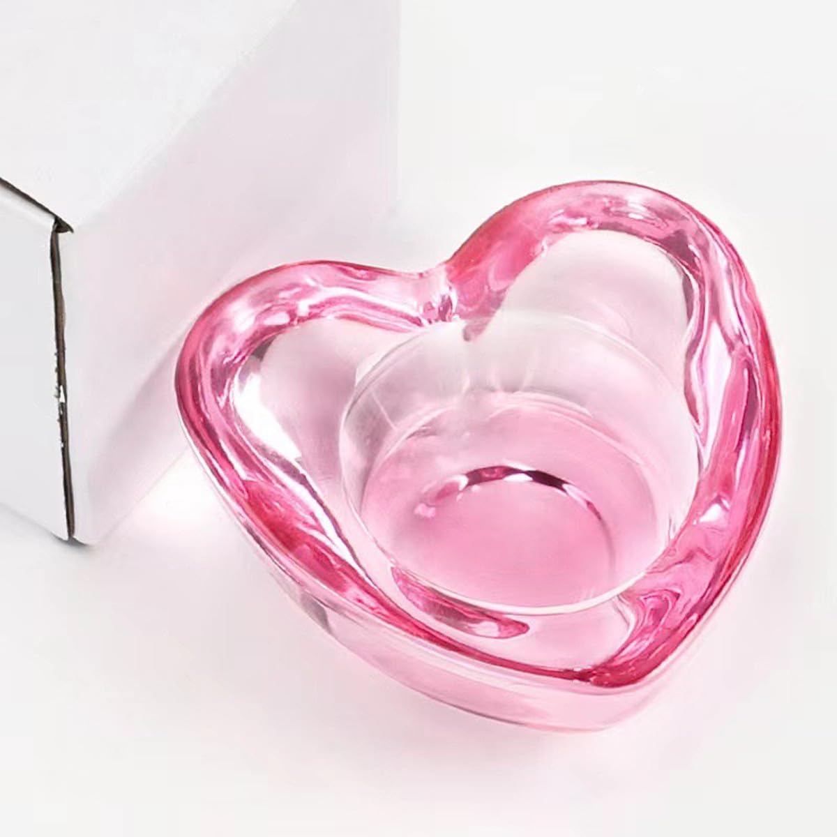 Nail Dampen Dish Cup for Nail Art, Crystal Glass Nail Monomer Dish Holder for Nail Acrylic Liquid & Powder