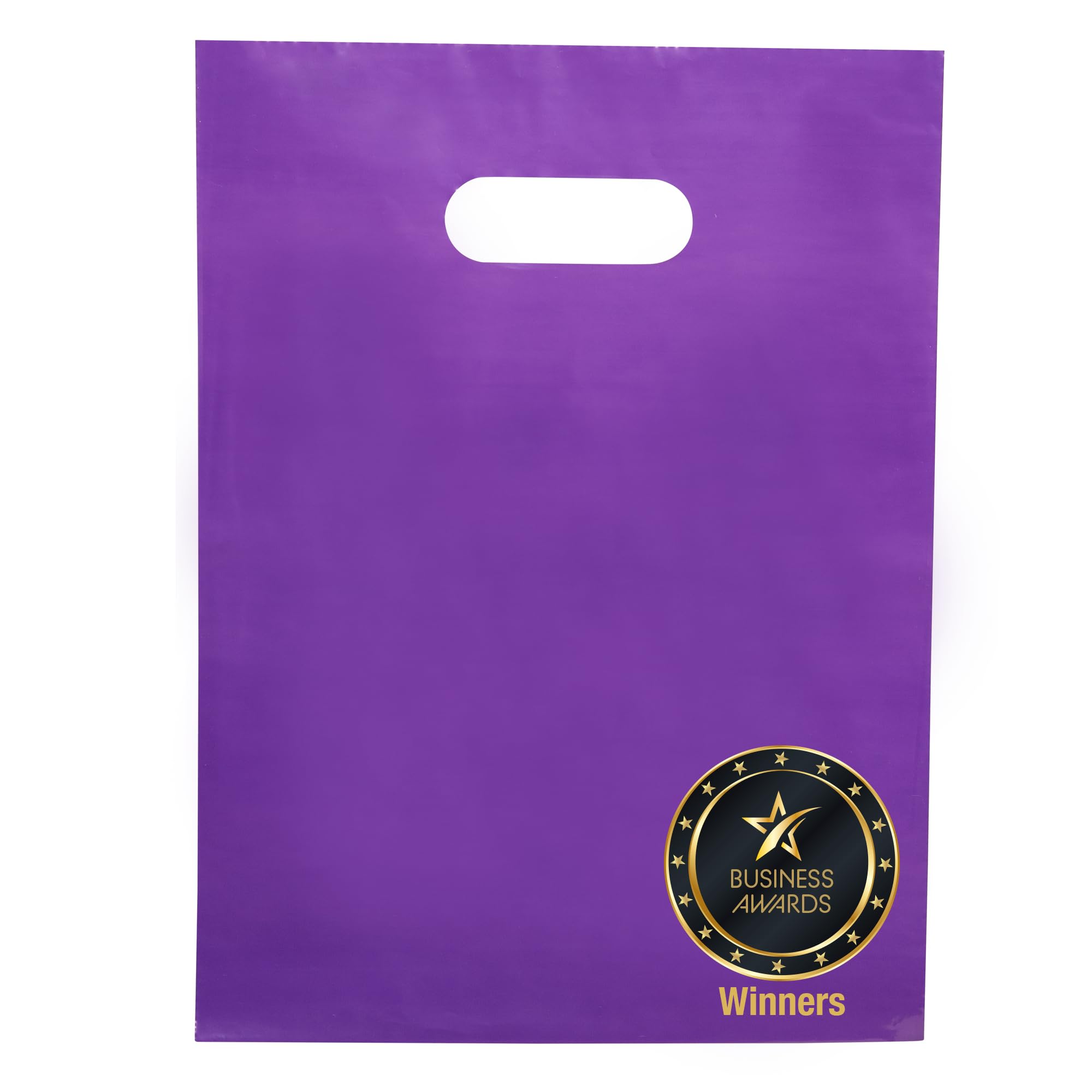 Choice Marts 100 Purple Bags for Small Business 1.5Mil 9"x12" Merchandise Bags Extra Thick Glossy and Shopping Bags for Retail, Purple