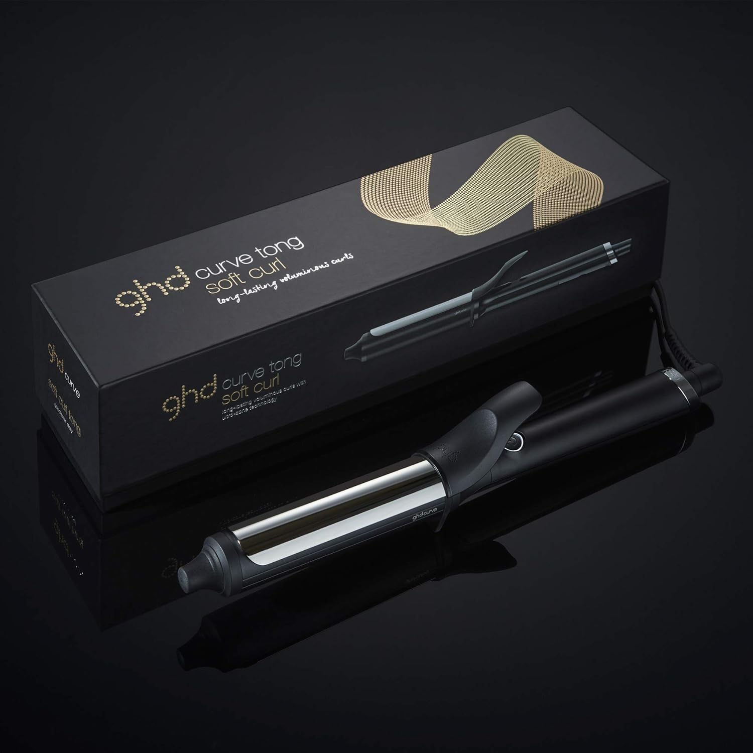 ghd curve soft curl - Tenacilla profesional con barril de 32mm, ultra-zone