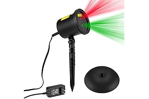 Christmas Red and Green Lights Projector