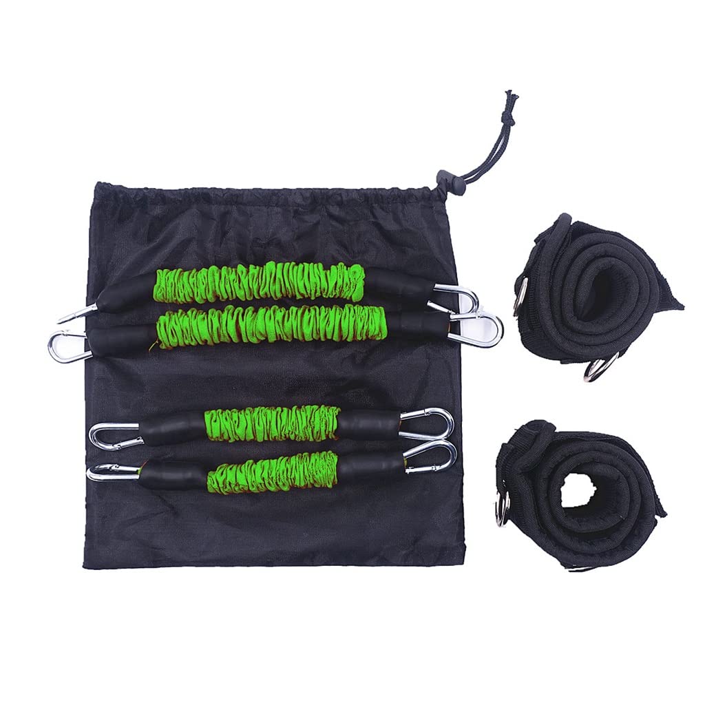 Fitness Thigh Resistance Band Sets Total 120 LB Football Speed and Strength Training Equipment for Leg Butt Squat