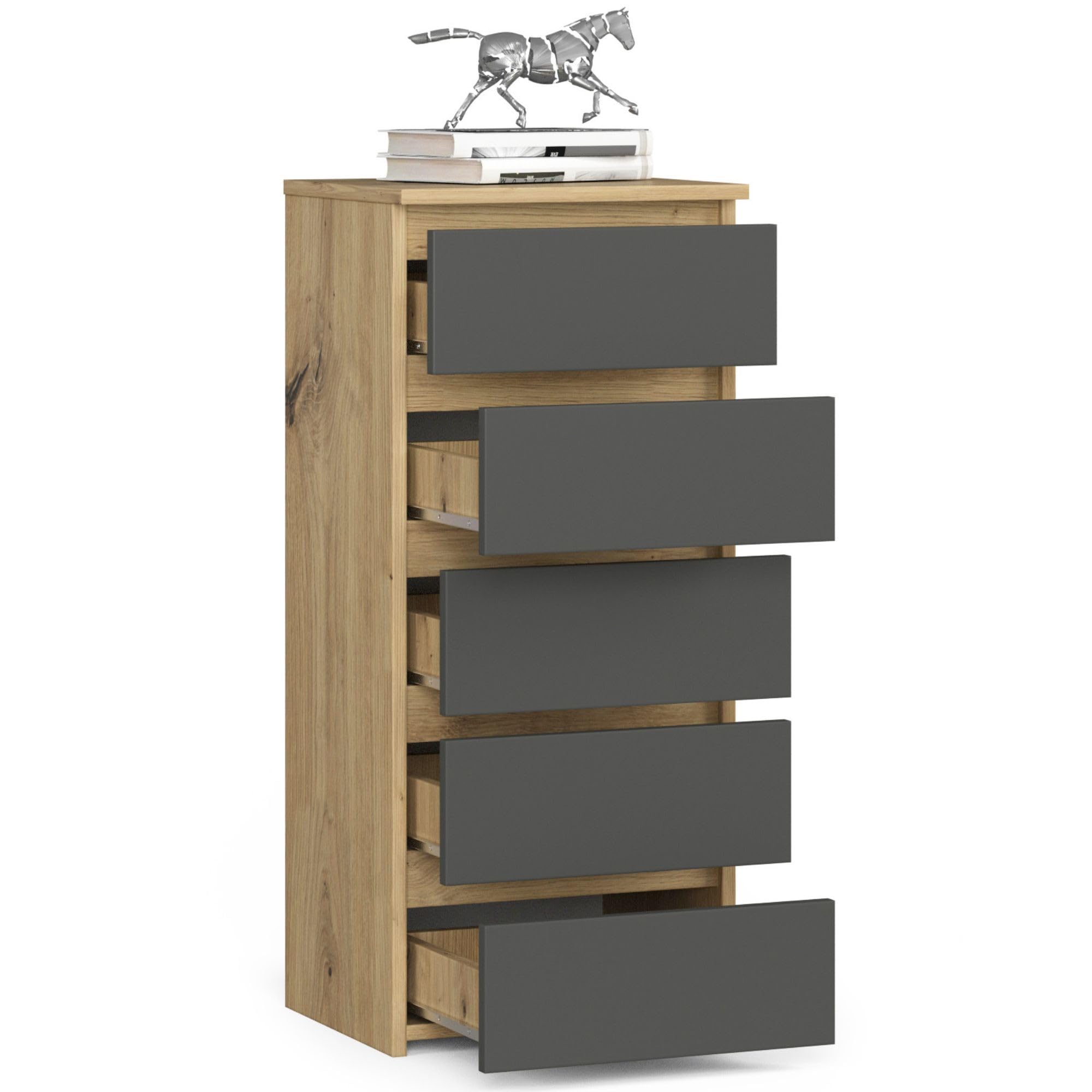 AKORD Commode K60 met 5 laden | voor de woonkamer AKORD Commode K60 met 5 laden | voor de woonkamer