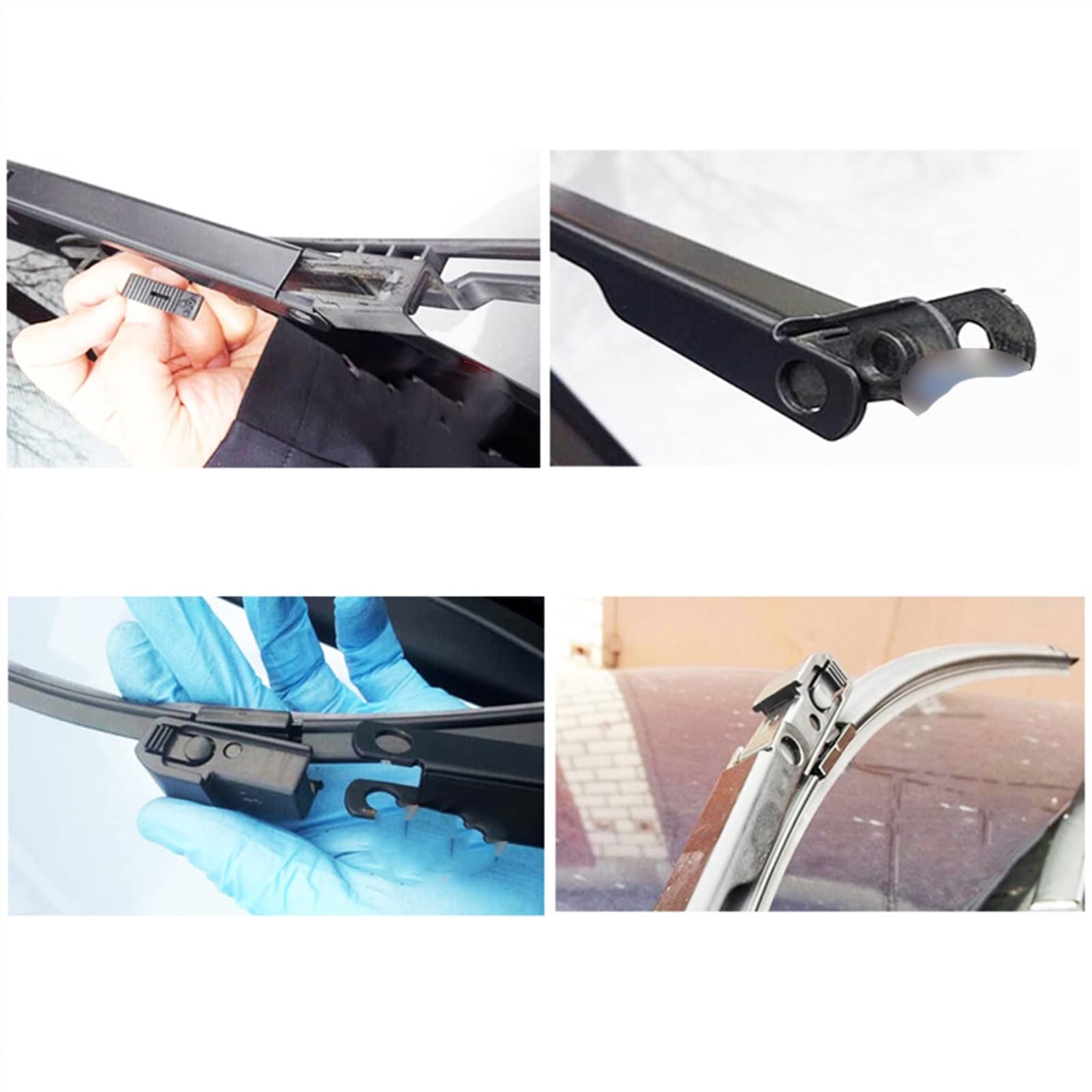 Juego De Escobillas Limpiaparabrisas Delanteras Y Traseras, Limpiaparabrisas De 26 "+ 26" + 16 "para Range Rover L322 Para Vogue HSE 2002-2012 Parabrisas