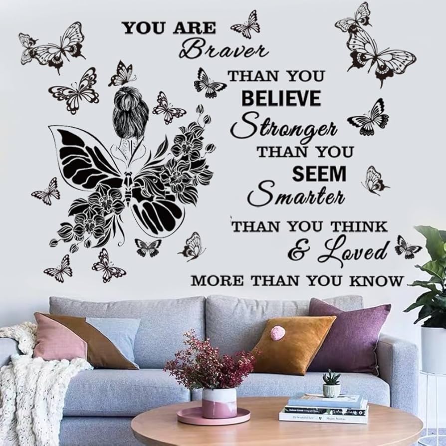 PLIGREAT Cute Anials Wall Stickers, Peel And Stick Wall Decals