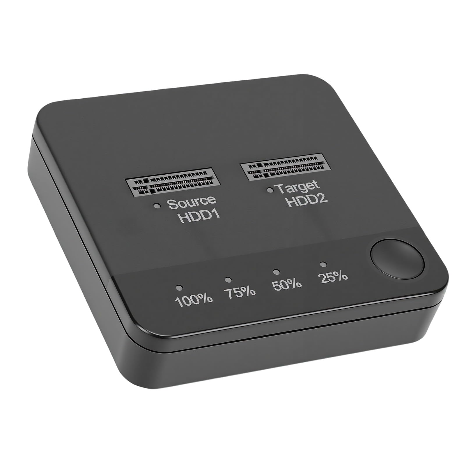 Docking Station Serial ATA M.2 Dual Bay, Custodia Duplicatore Dual Bay per Copia Offline, Supporto Chiave M.2 B Chiave B& 2230 2242 2260 2280 22110, Indicatore di Avanzamento LED,One