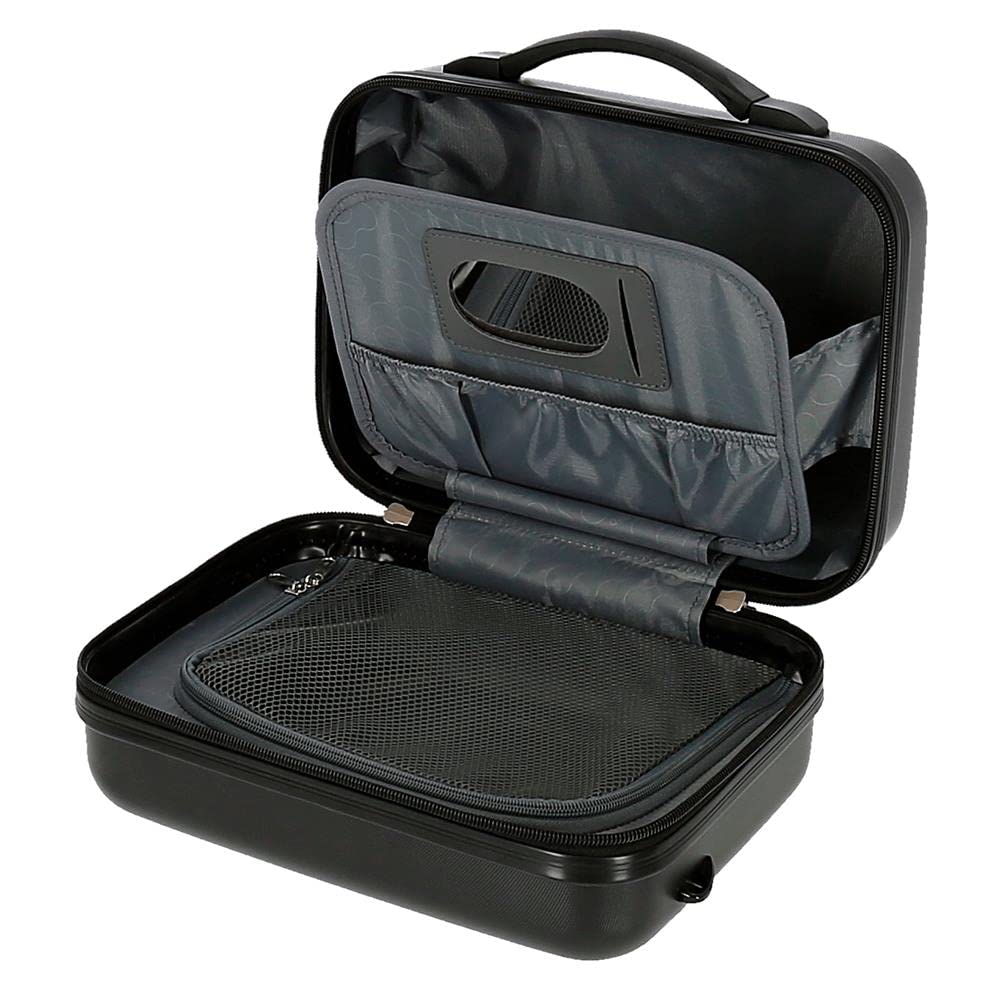 Roll Road Camboya Neceseres de viaje Negro 29x21x15 cms Rígido ABS 9,14L 0,63 kgs