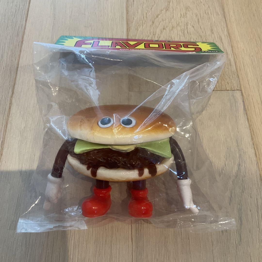 flavors フレーバーズ　ジューシーテリヤキバーガー　kaieda Amazon.co.jp: フレーバーズ ソフビ KAIEDA チーズバーガー
