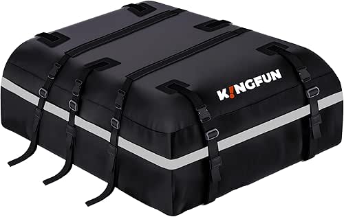 Kingfun Car Rooftop Cargo Carrier – Waterproof 20 Cubic Feet
