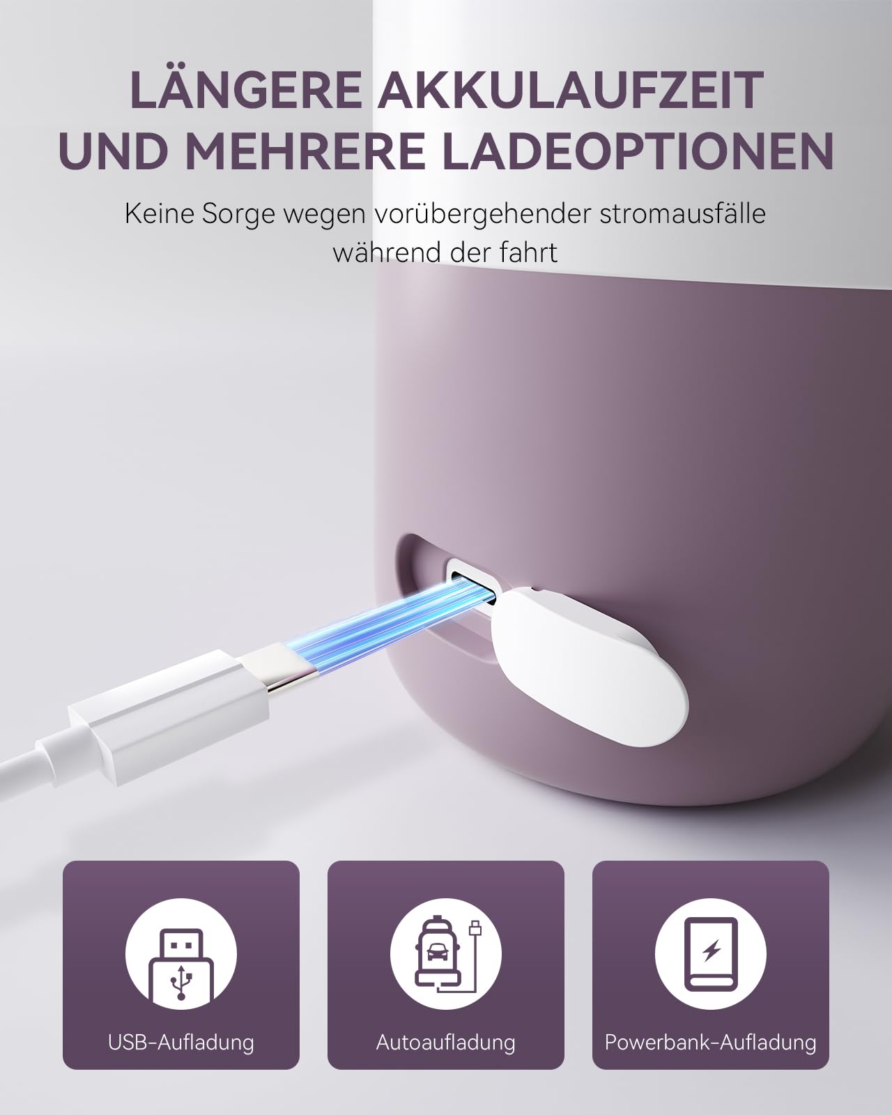 Comfyer BW01 Tragbarer Flaschenwärmer Baby unterwegs für Baby, 12000mAh Akku, Schnelles Aufheizen 2 Min für Muttermilch&Wasser, Flaschenwärmer für Nachtfütterung, Auto, Flugzeugreisen On-the-Go