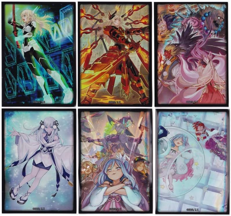 Sleeves Bundle for Yu-Gi-Oh! Magnificent Mavens 70ct Sleeves [Sky Striker + Witchcrafter + Mayakashi] - One of Each Sleeve