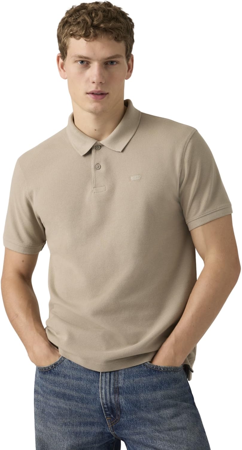Levi's Herren Kurzarm-Poloshirt Original mit Piqué-Struktur, Standard Fit