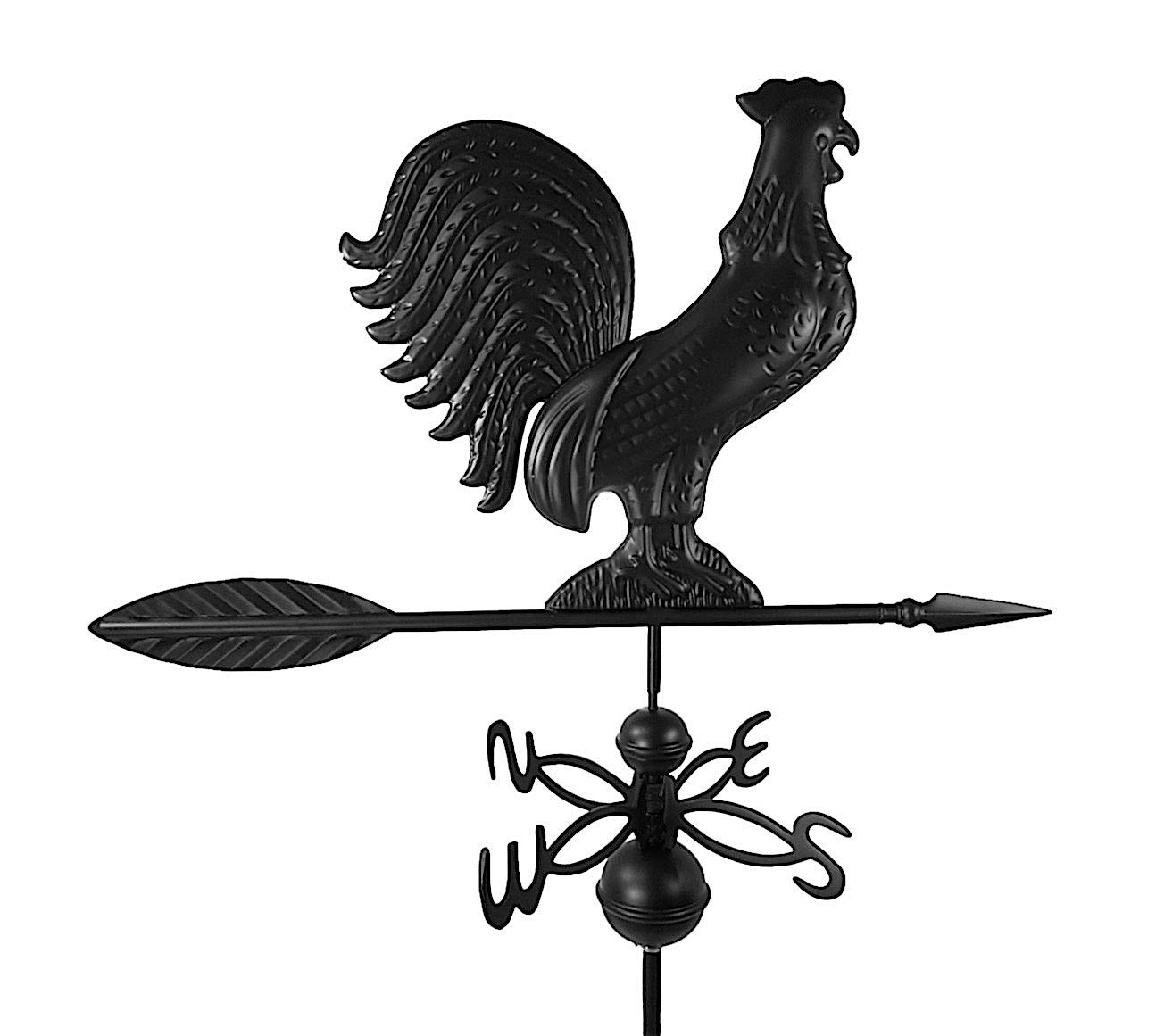 Veleta Viento Gallo Jardín Al Aire Libre Patio Metal Negro | Cuotas sin Veleta Viento Gallo Jardín Al Aire Libre Patio Metal Negro | Cuotas sin