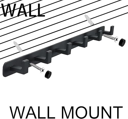 Miniatura 6 de Perchero de acero inoxidable resistente para 6 ganchos de tres abrigos, gancho de pared de almacenamiento montado en la pared, gancho de ropa