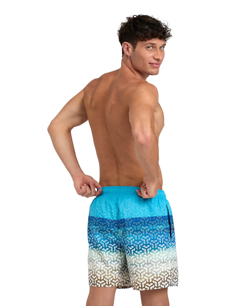 ARENA Men's Beach Boxer Placed Swim Trunks Uomo