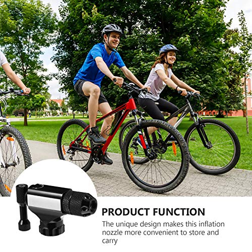 BESPORTBLE Infladores para Bicicletas Adaptador Válvula Co2 Inflador de Pneu de Alta Pressão para Bi