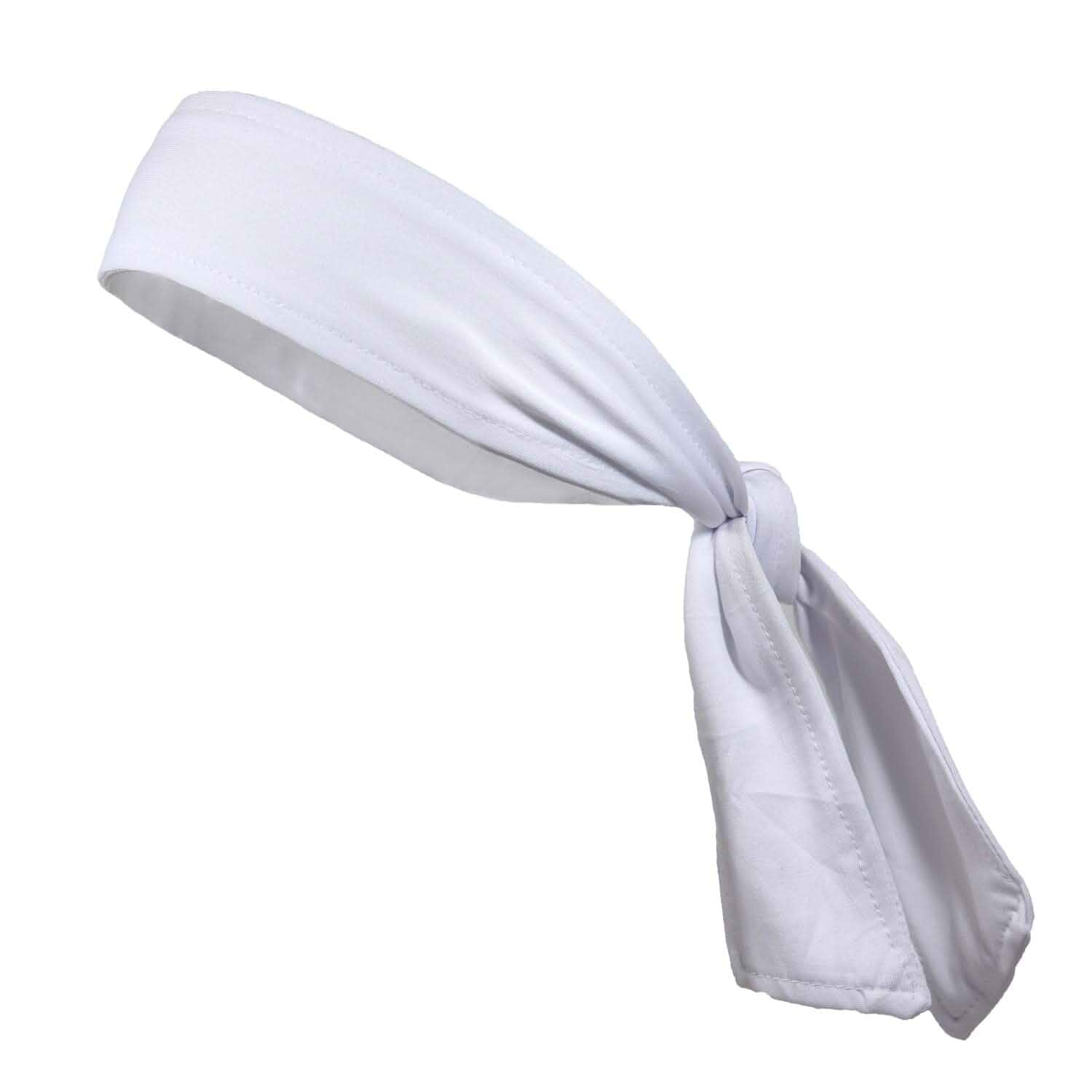 Headbands Tie on Headband for Women Men Running Athletic Hair Head Band Elastic Sports Sweat Basketball Sweatband Stetchy Yoga Workout Sweatbands Adjustable Non-Slip Moisture Wicking