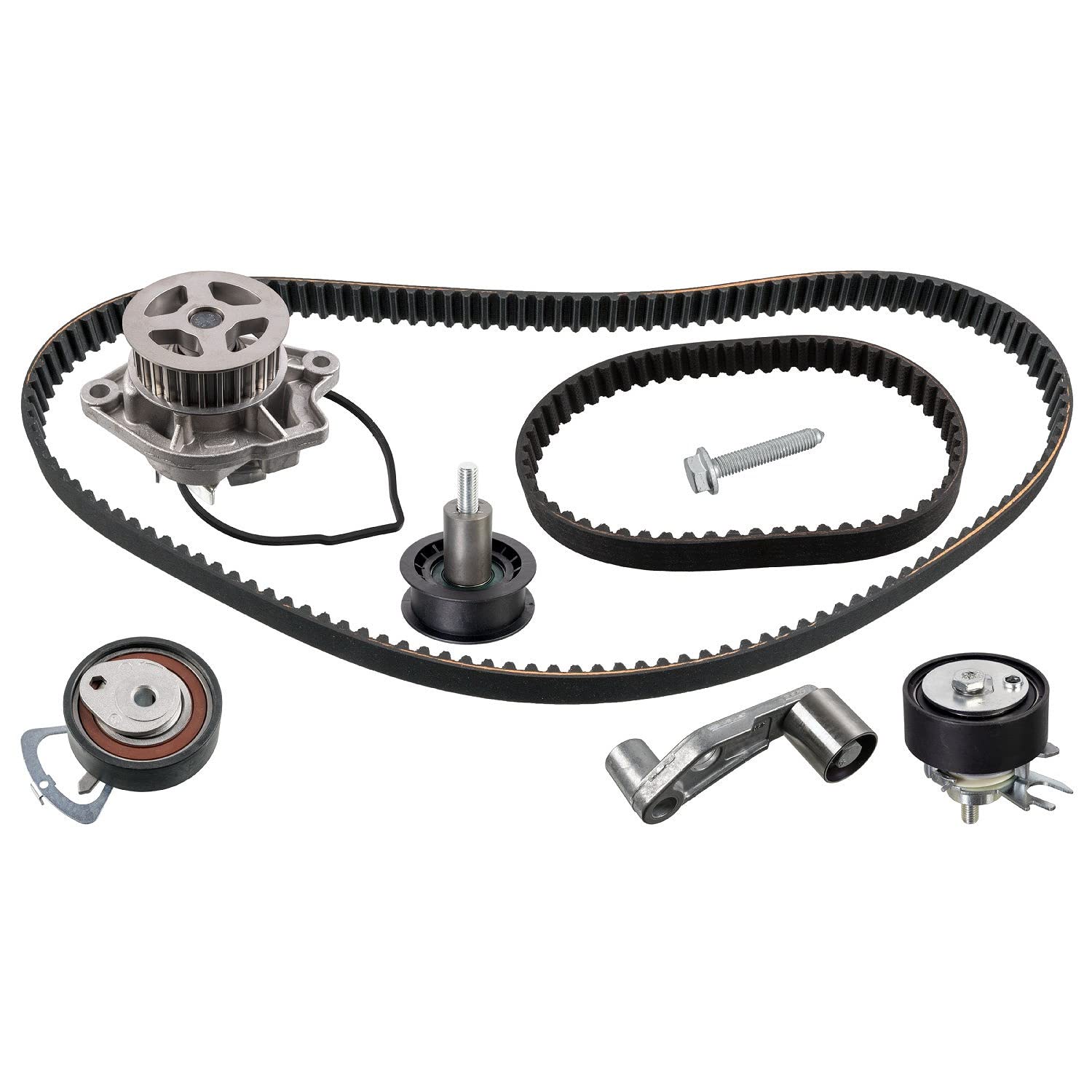 febi bilstein 32737 Zahnriemensatz mit Wasserpumpe, 1 Stück | 32737 für A2 Caddy 3 Golf 4 5 Plus Lupo Polo
