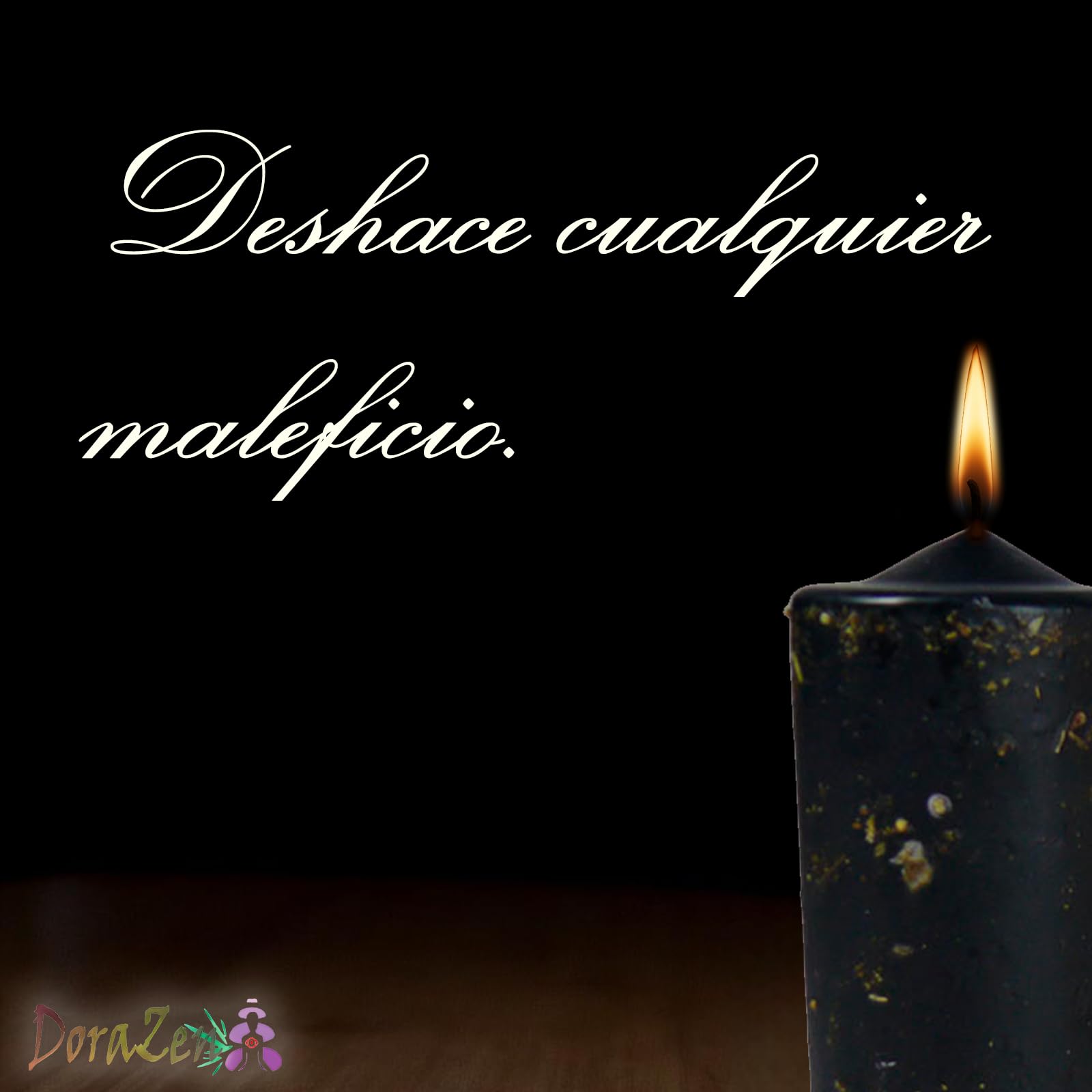 DORAZEN Velón Herbóreo San Deshacedor - Ritual para Romper brujerías y Eliminar energías negativas - Las Velas de Mariano