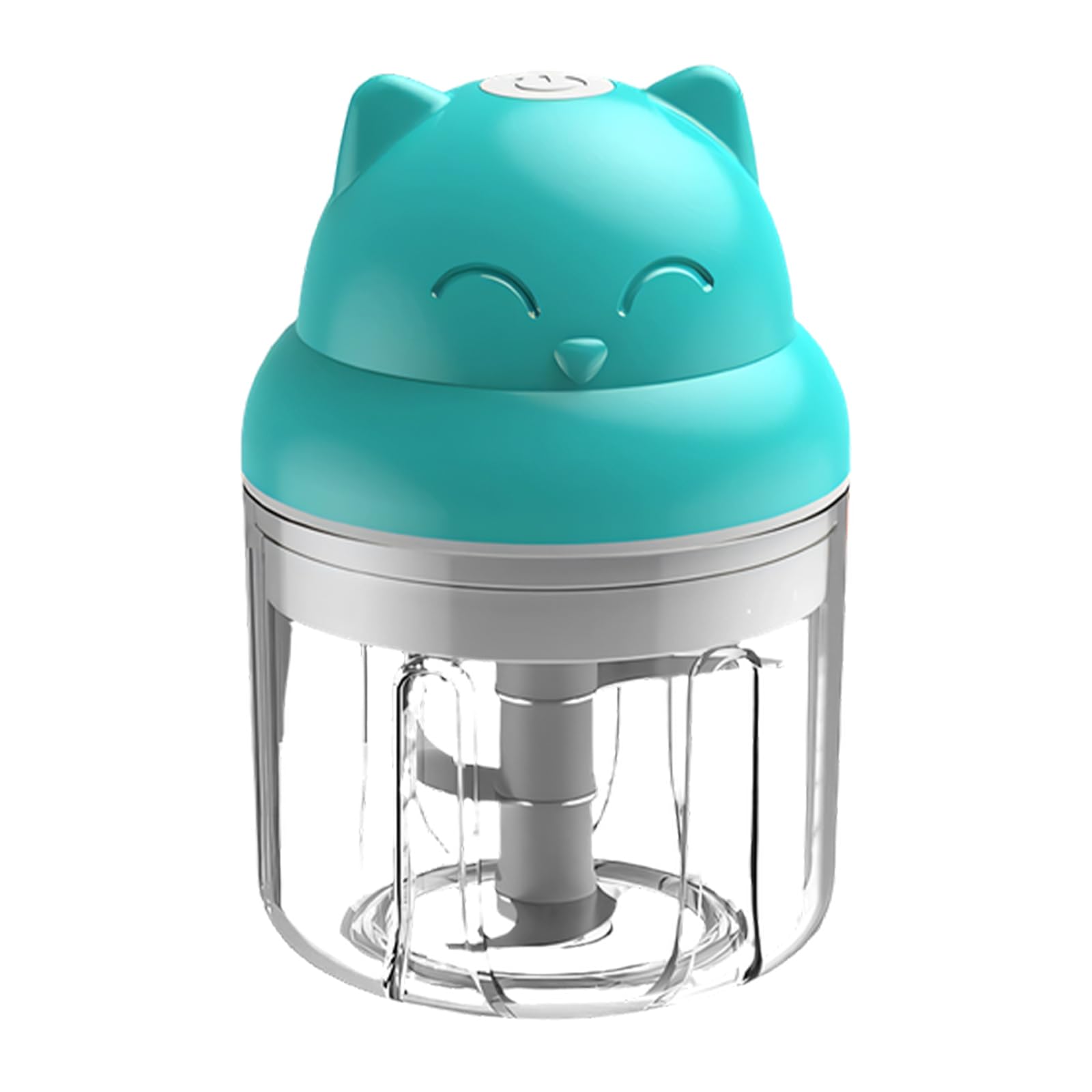 Jazuaiao Blue Modern Colorful Food Choppers Machine Food Grinders Suitable For Prepares Ingredient Nut Gingers Onions Quick Prepping Device