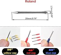 Vista 2 de 15 cuchillas HQ de 60 grados para cortador de vinilo Roland GCC