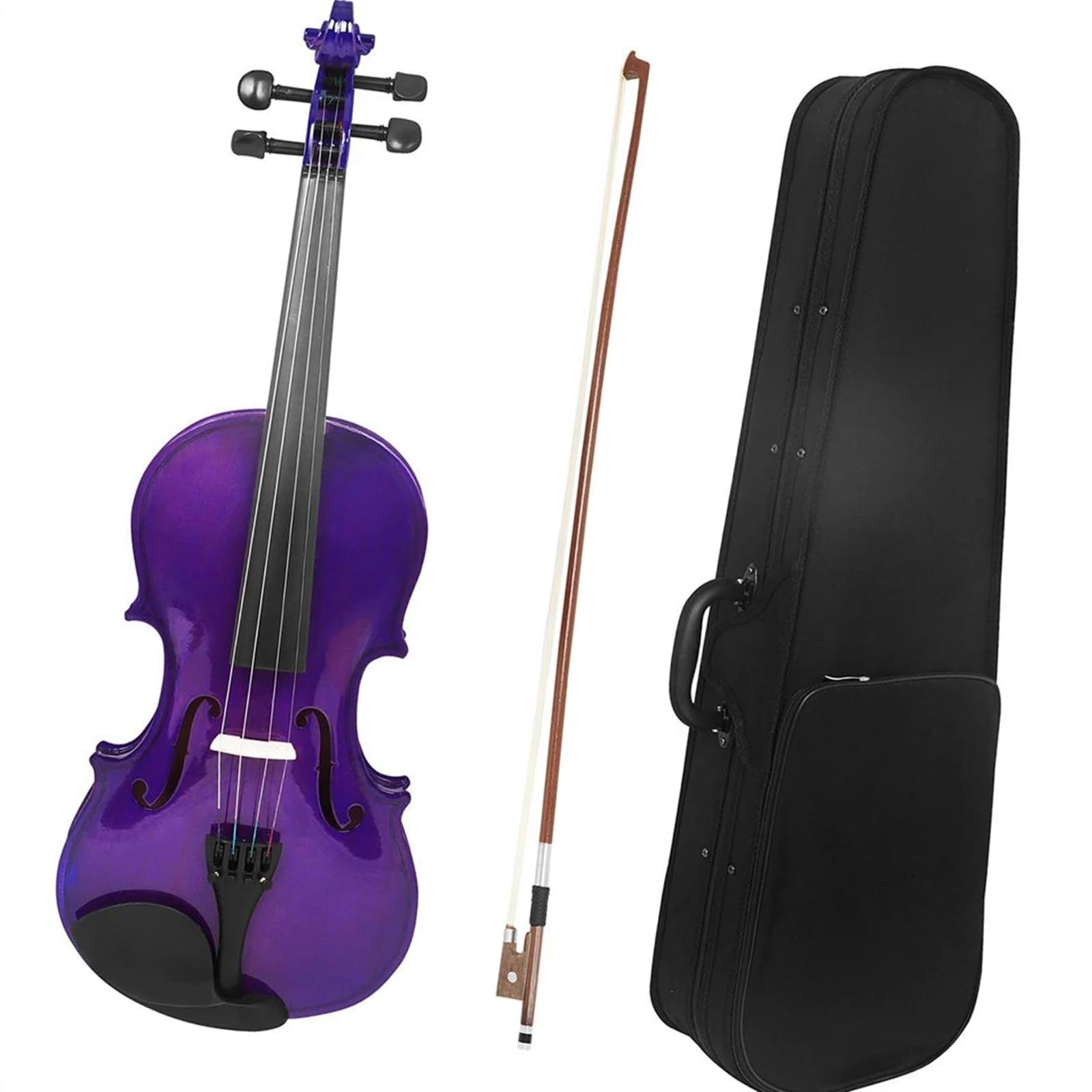 Geige Lila Violine 4/4 Ahornplatte(Violin Set)