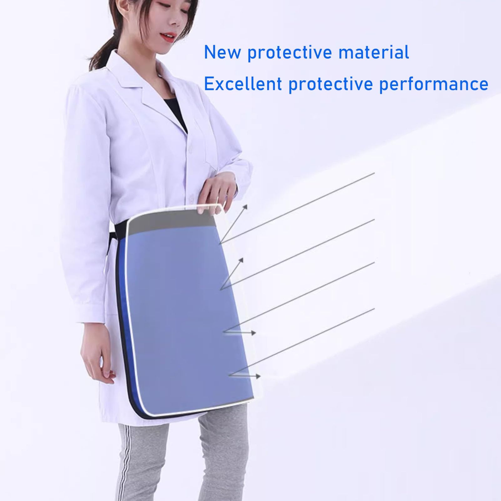 Tablier en Plomb 45x45 cm Protection Rayons X Radiations Dentaire Radiologie