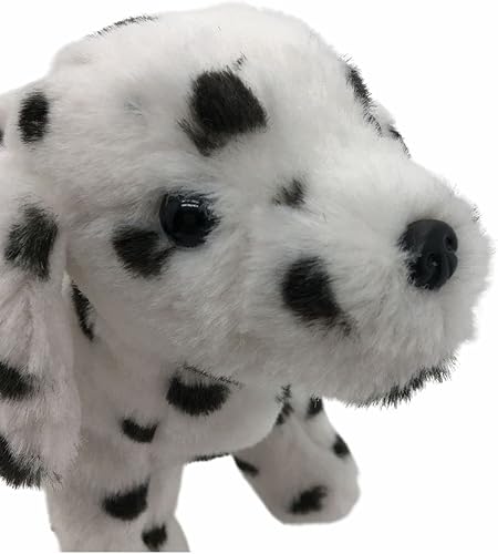 Miniatura 6 de W-JIAJIEBTH Perro de peluche realista dálmata juguete de peluche cachorro de peluche realista lindo regalo para niñas niños Navidad cumpleaños niños