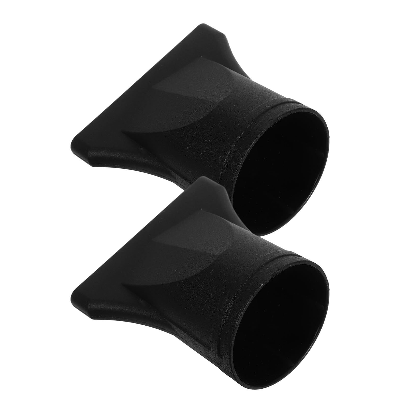 VOSAREA 2 Stück Schwarze Föhndüsen aus Kunststoff mit 44-46mm Universeller Passform und Gleichmäßiger Luftverteilung für Professionelle Salons und Tägliche Haarpflege