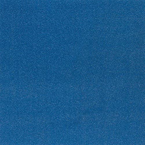 American Crafts POW Glitter Paper, 12 by 12-Inch, Solid/Marine, 15 Sheet