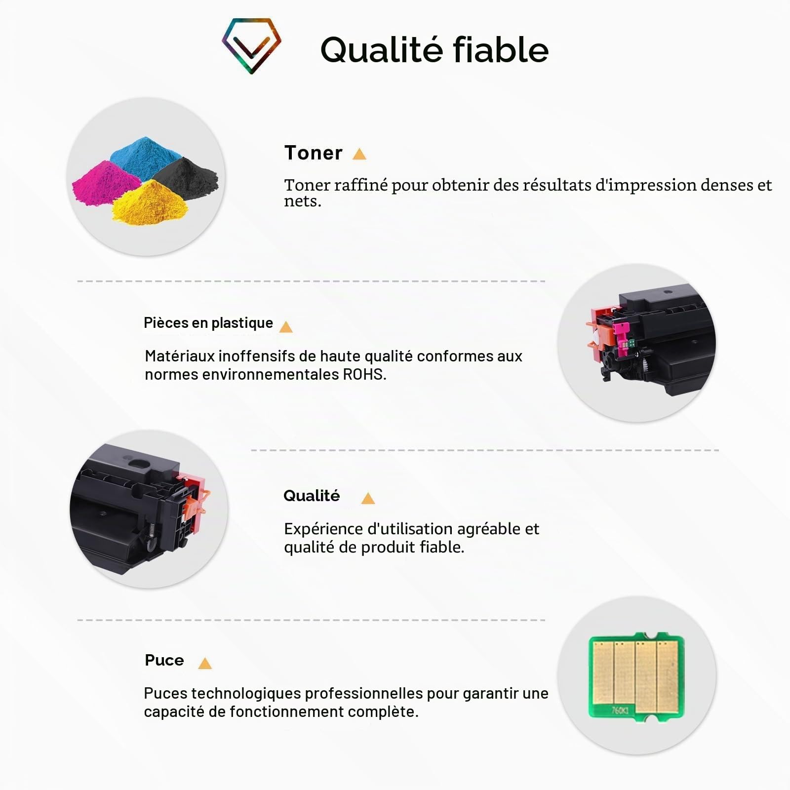 046H 046 Cartouche de Toner Compatible pour Canon 046H i-SENSYS MF732Cdw