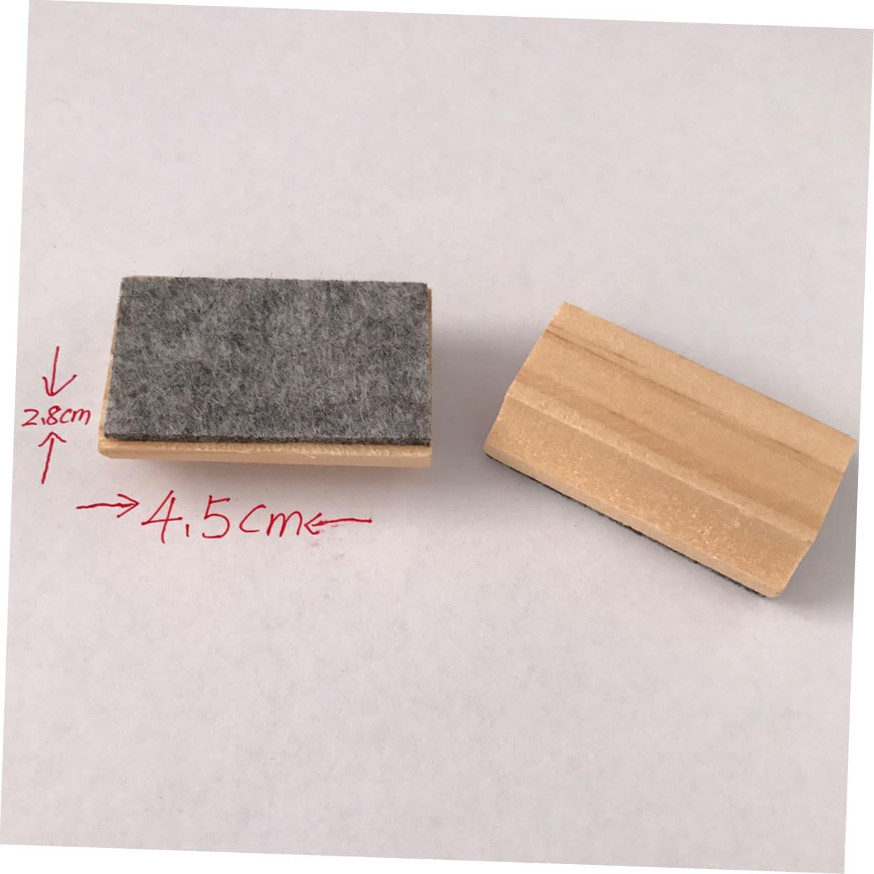 Operitacx 60pcs Wooden Chalkboard Eraser Lightweight Felt Cleaners for Home School and Office Use for Removing Chalk Writing