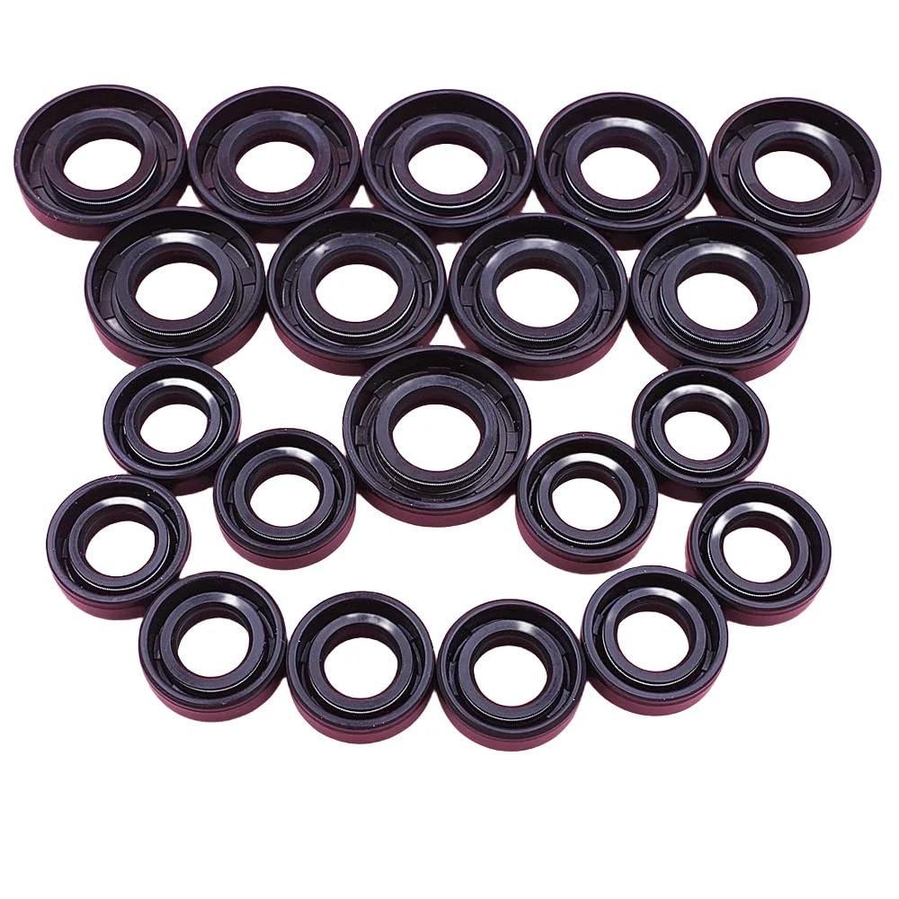 Kit di guarnizioni per albero motore 10 X per decespugliatore CG430 40-5 Trimmer 15x30x7, 12x22x7