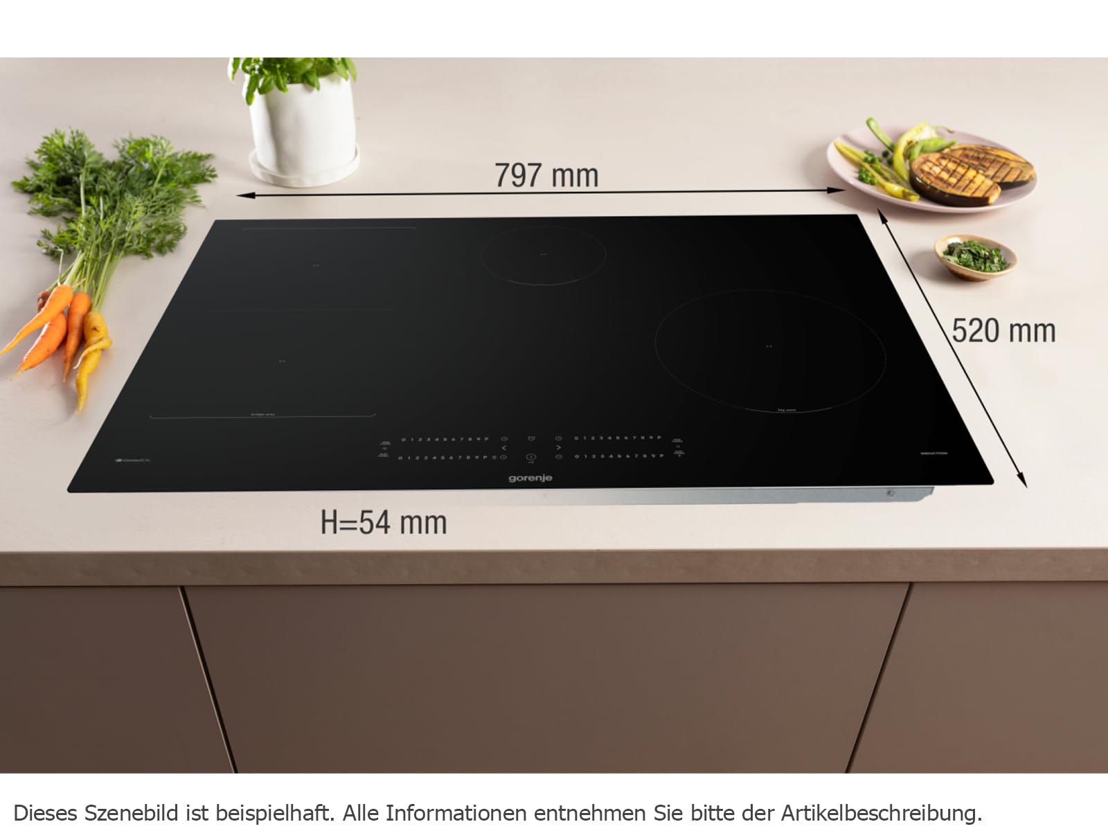 Gorenje GI8432BSCWF Induktionskochfeld autark Schwarz