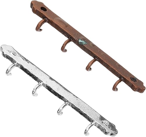 Alasum Mini gancho de cocina, mini casa de muñecas, mini perchero montado en la pared, ganchos de pared para casa de muñecas en miniatura,