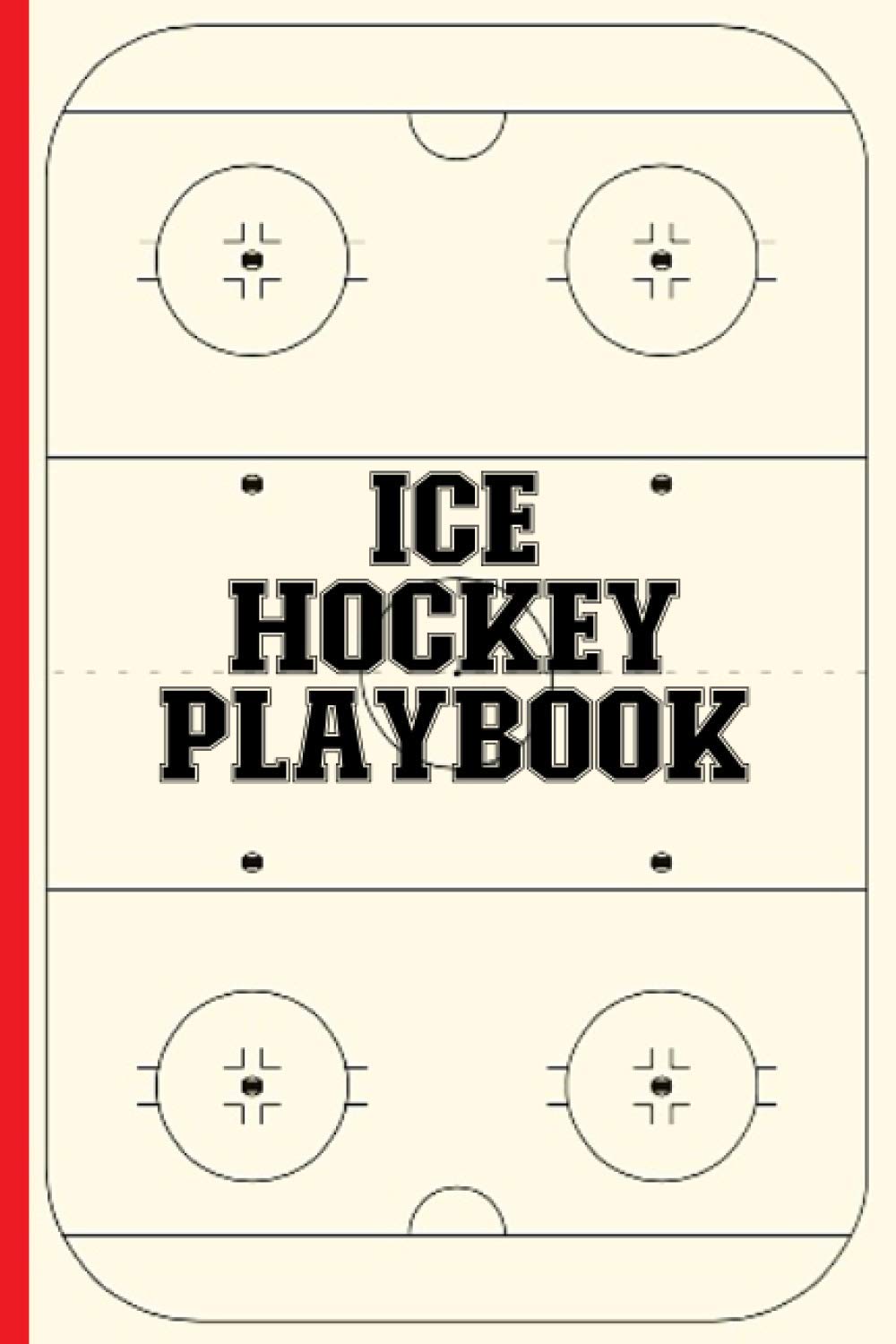 Buy Ice Hockey Coaching Playbook 100 Blank Ice Hockey Rink Diagrams