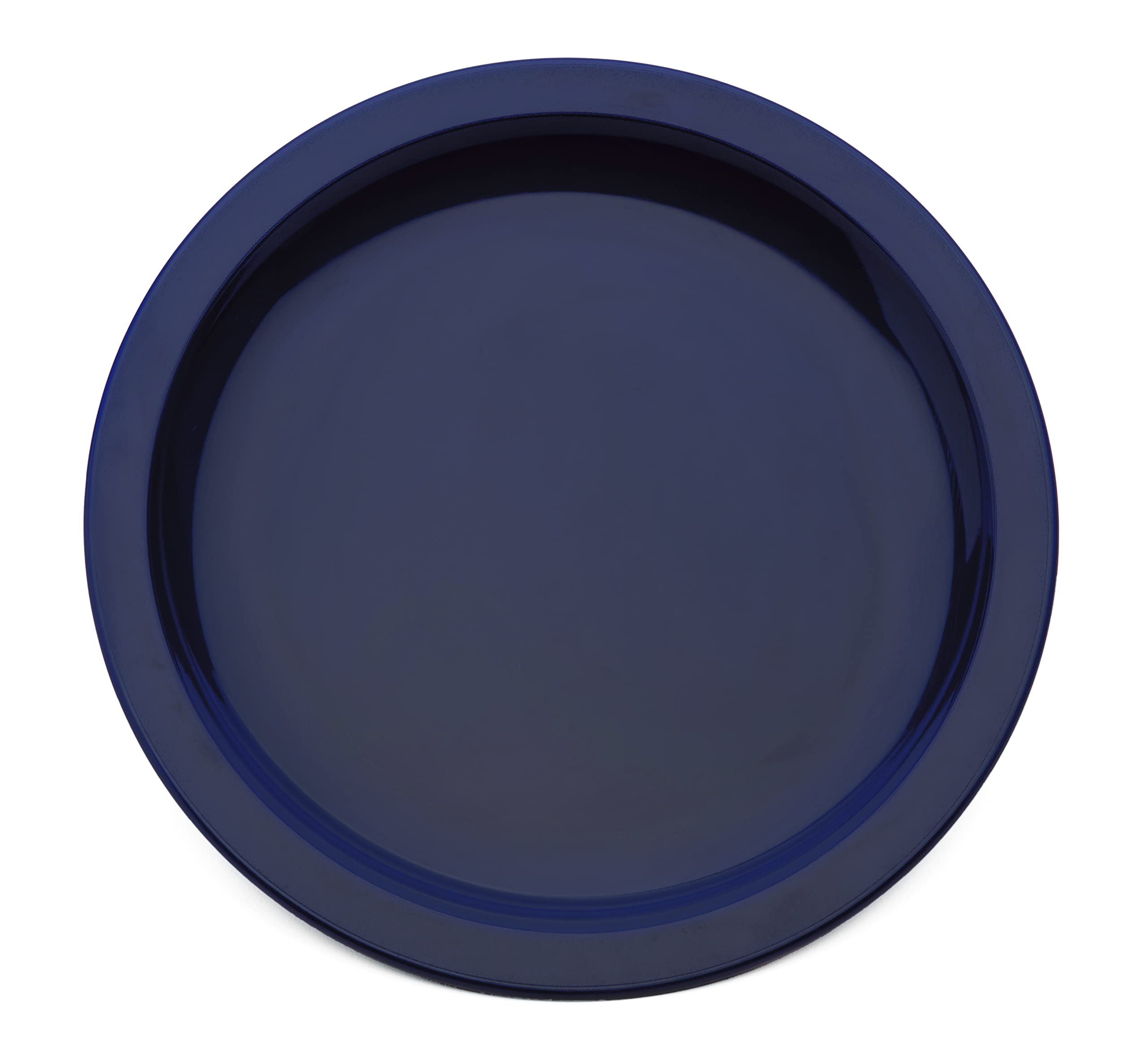 Harfield 17cm Polycarbonate Narrow Rimmed Plate Royal Blue (Pack of 4)