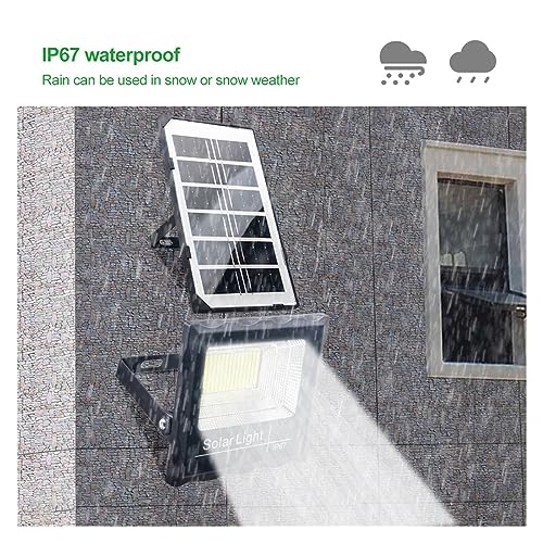 Spot solaire extérieur 170W avec télécommande pour jardin - 4