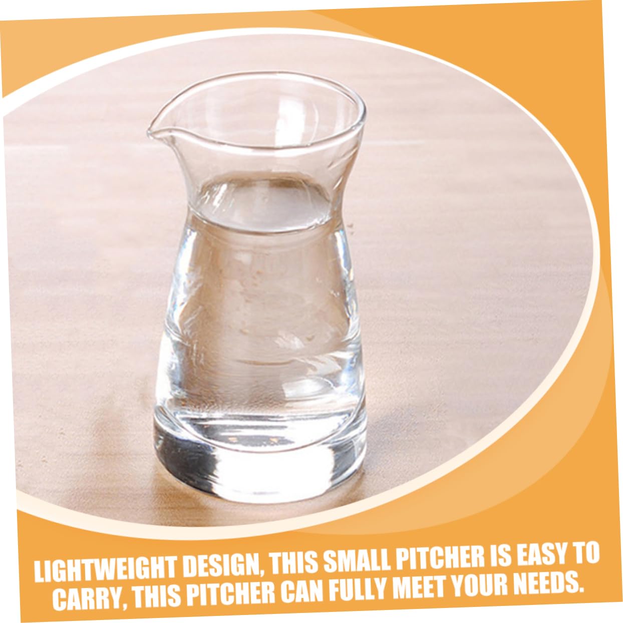 6 Stück Glas Milchrahmkännchen 80ml für Soße und Getränke