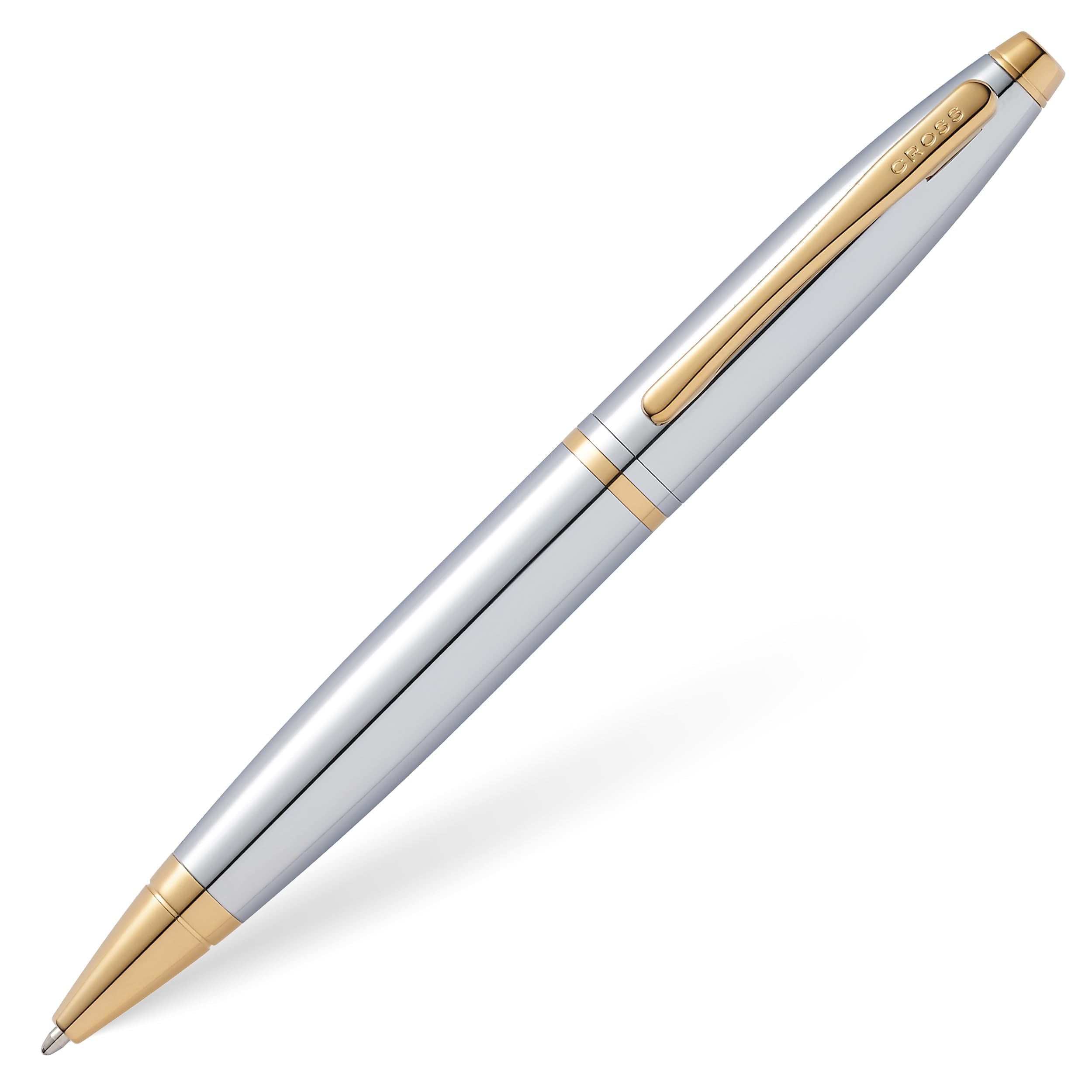 Calais Medalist Chrome and Gold plate Ballpoint Pen (AT0112-15)