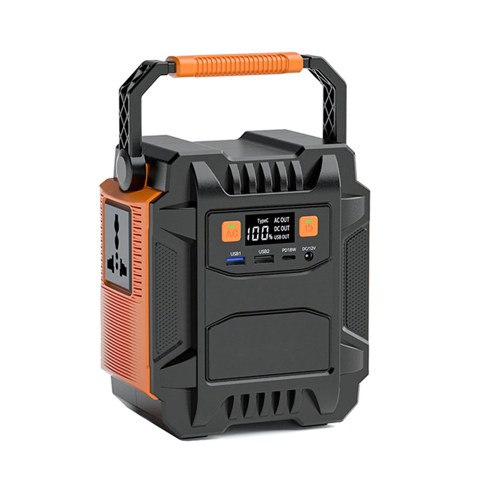Estación Energía Portátil Batería Litio 200W/ 172,8Wh/ 48000mAh para Exteriores Salida De Ca De Onda Sinusoidal Pura De 110V/ 220V Apta para Camping Hogar Respaldo De Emergencia