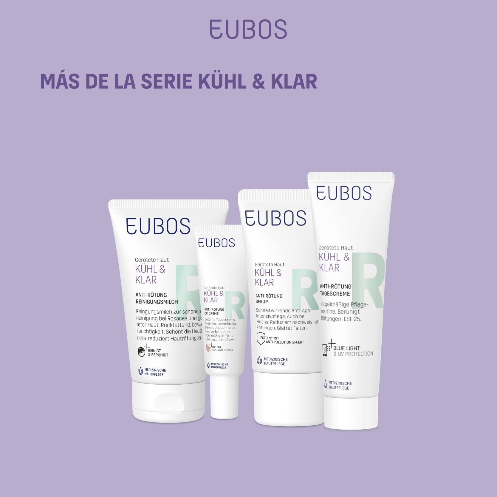 SUERO ANTIRROJECES DE EUBOS CALMA Y FRESCOR : para la rosácea y la cuperosis | Reduce las rojeces | Para los rubores | Cuidado antienvejecimiento integrado | Vegano | 30ml