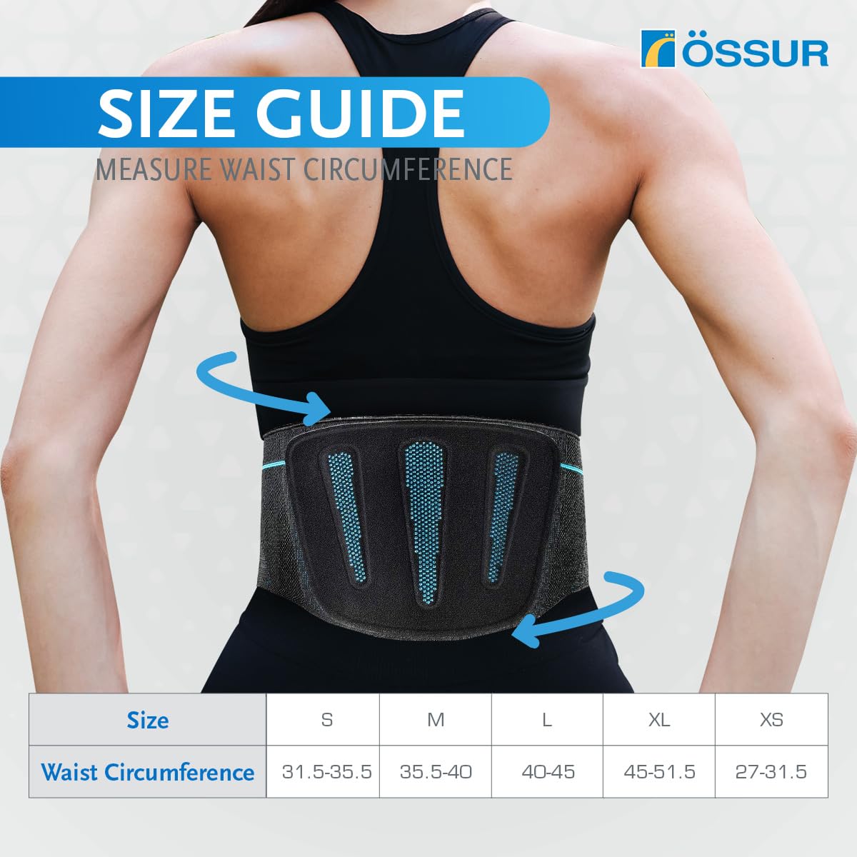 Ossur FormFit Pro - Soporte de espalda FP500003, Medium, Negro, 1