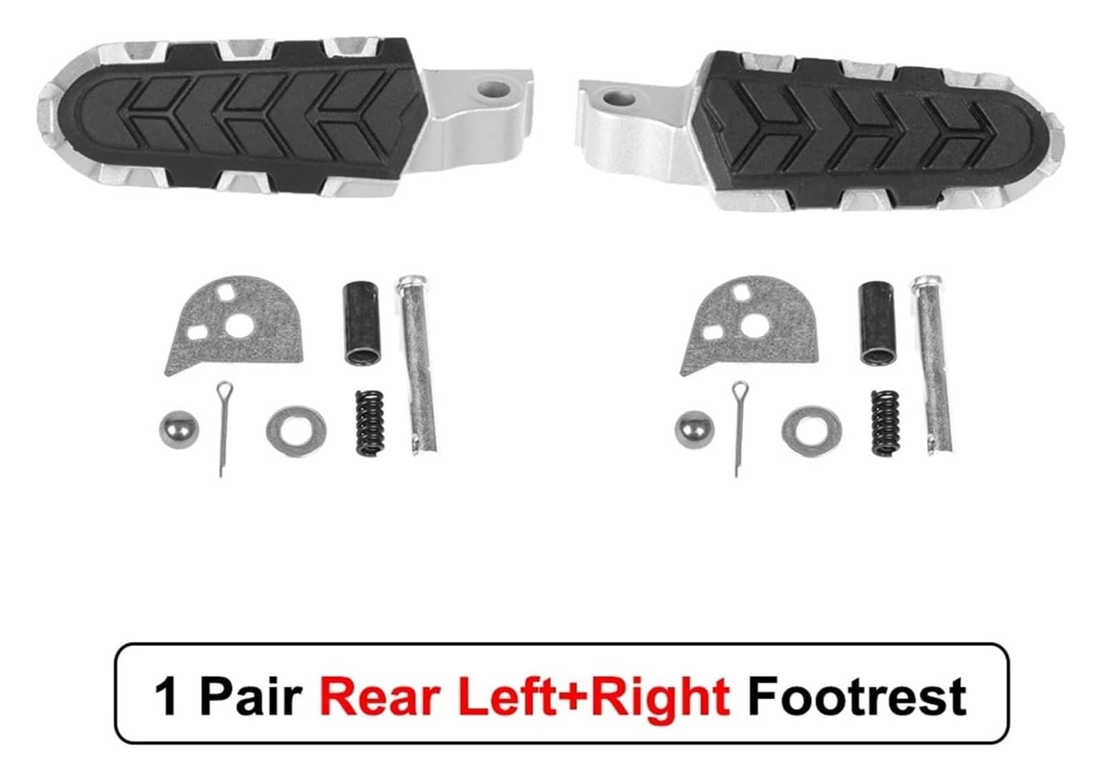 Moto Pedaline Pedane Per Benelli TRK502 TRK502X TRK 502 502X 2020-ON Moto Anteriore Posteriore Poggiapiedi Pedane(1 PC Rear Right)