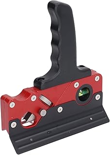 Woodworking Hand Planer for Quick Edge Planing Corner Trimming, Fine Workmanship, Easy to Use, Cutting Depth Adjustable, Easy Installation, Made of Aluminum Alloy Material (Red)